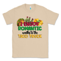 Mushroom i enjoy romantic walks to the taco truck Classic Tee - MaliasSmallBusiness