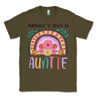 Army Green happiness is being an auntie Classic Tee - JahusDesignShop