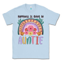 Dusty Blue happiness is being an auntie Classic Tee - JahusDesignShop
