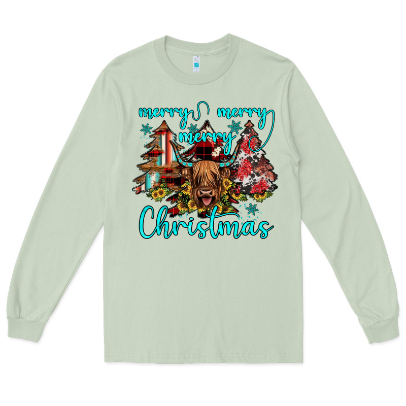 Merry Christmas Long Sleeve Tee by JahusDesignShop | Teevron
