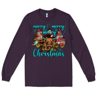 Plum merry christmas Long Sleeve Tee - JahusDesignShop