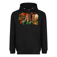 Black Fall vibes pumpkins Heavyweight Hoodie - NancyCooperArtShop