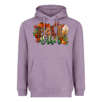 Lavender Fall vibes pumpkins Heavyweight Hoodie - NancyCooperArtShop