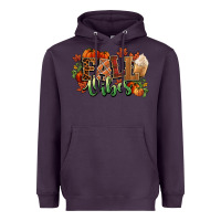Plum Fall vibes pumpkins Heavyweight Hoodie - NancyCooperArtShop