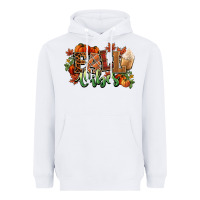 White Fall vibes pumpkins Heavyweight Hoodie - NancyCooperArtShop
