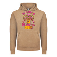 Vintage Coffee the queen is 31 long live the queen kopya Vintage Hoodie - Jasminsmagicworld