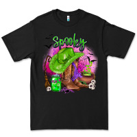Black spooky cowgirl  halloween Premium Tee - AdoDesignShop