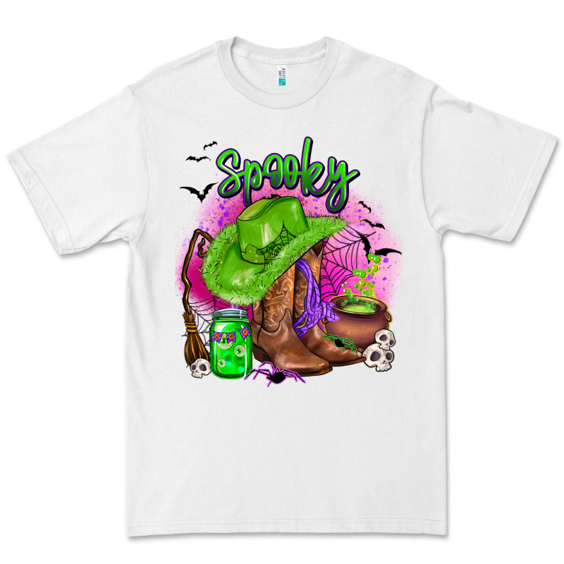 Spooky Cowgirl  Halloween Premium Tee by AdoDesignShop | Teevron