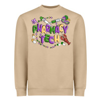 Mushroom pharmacy tech Heavyweight Sweatshirt - MaliasSmallBusiness