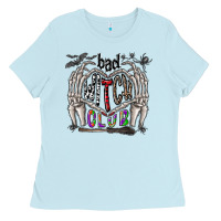 Baby Blue bad witch club Ladies Tee - CowhideDigitalArt