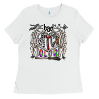 White bad witch club Ladies Tee - CowhideDigitalArt