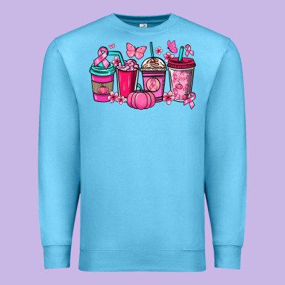Cancer Coffee Cups Cancer Awareness Premium Sweatshirt Designed By Howdyjamesfarm