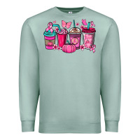 Seafoam Cancer coffee cups Cancer Awareness Premium Sweatshirt - HowdyJamesFarm