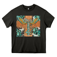 Asphalt she is strong tumbler Heavy Core Tee - BarkalooDesign