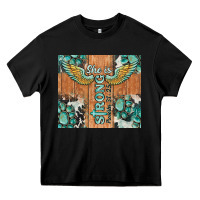 Black she is strong tumbler Heavy Core Tee - BarkalooDesign