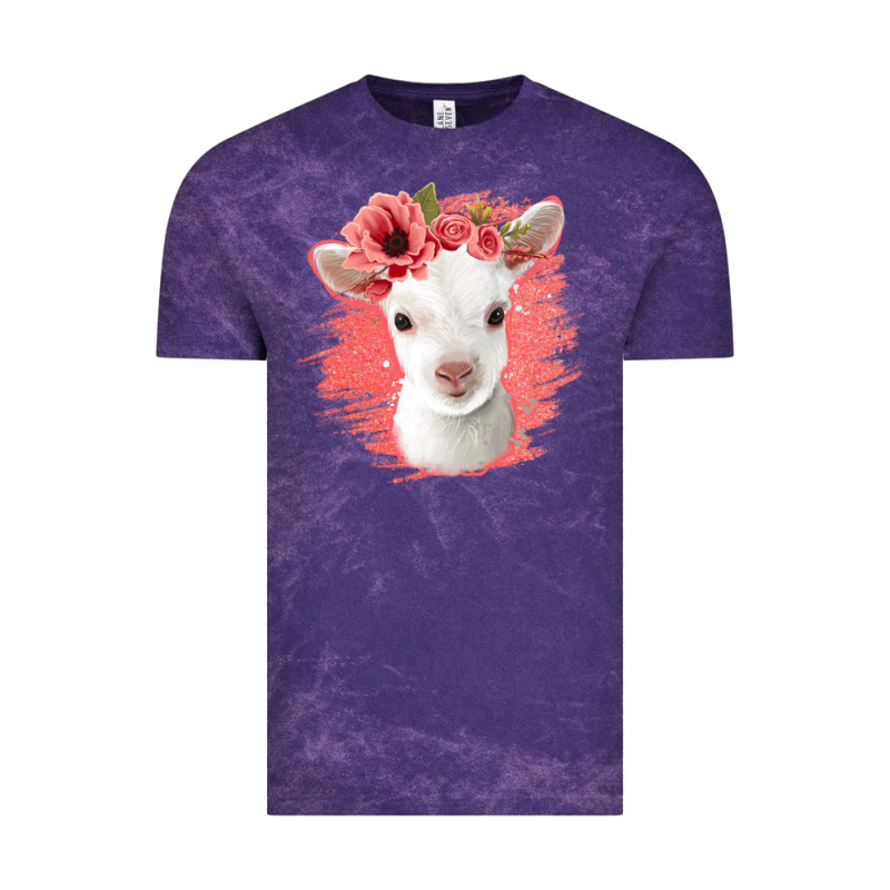 Floral Baby Goat Vintage Tee by Jasminsmagicworld | Teevron