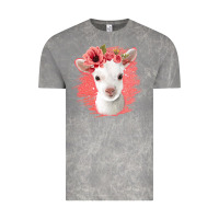Cloud Rock floral baby goat Vintage Tee - Jasminsmagicworld