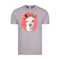 Vintage Zinc floral baby goat Vintage Tee - Jasminsmagicworld