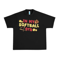 Black in my softball era Urban Heavy Tee - MaliasSmallBusiness