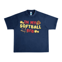 Navy in my softball era Urban Heavy Tee - MaliasSmallBusiness