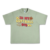 Oil Green in my softball era Urban Heavy Tee - MaliasSmallBusiness