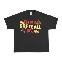 Pigment Black in my softball era Urban Heavy Tee - MaliasSmallBusiness