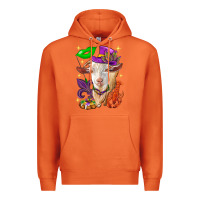 Carrot Mardi Gras Goat Premium Hoodie - HowdyJamesFarm