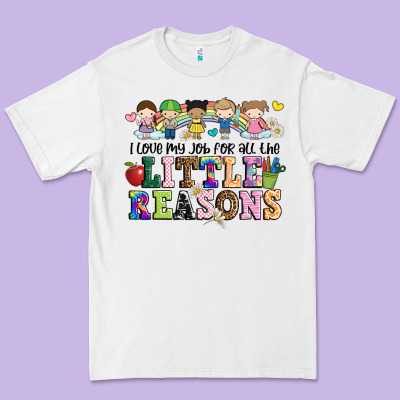 I Love My Job For All The Little Reasons Premium Tee Designed By Jahusdesignshop