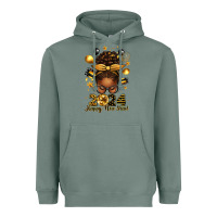 Sage 2024 happy new year  afro messy bun Heavyweight Hoodie - texasbilliewilder