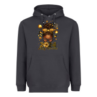 Smoke 2024 happy new year  afro messy bun Heavyweight Hoodie - texasbilliewilder