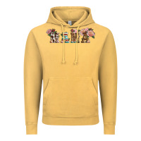 Vintage Mustard Western Floral Mama Vintage Hoodie - LillyAllenDesigns