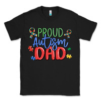 Black proud autism dad Classic Tee - MaliasSmallBusiness