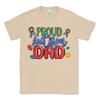 Mushroom proud autism dad Classic Tee - MaliasSmallBusiness