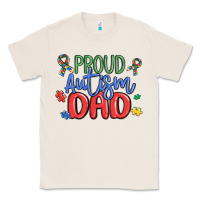Natural proud autism dad Classic Tee - MaliasSmallBusiness
