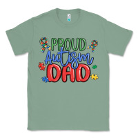 Sage proud autism dad Classic Tee - MaliasSmallBusiness