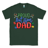 Sports Green proud autism dad Classic Tee - MaliasSmallBusiness