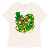Bone St. Patrick's Day lucky heart Ladies Tee - Neo Western