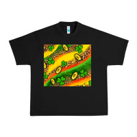 Black st patricks coin and shamrock Urban Heavy Tee - AdoDesignShop