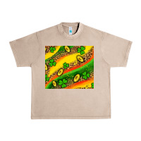 French Oak st patricks coin and shamrock Urban Heavy Tee - AdoDesignShop