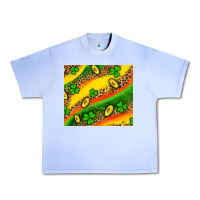 Grape Ice st patricks coin and shamrock Urban Heavy Tee - AdoDesignShop