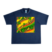 Navy st patricks coin and shamrock Urban Heavy Tee - AdoDesignShop