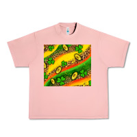 Salmon st patricks coin and shamrock Urban Heavy Tee - AdoDesignShop