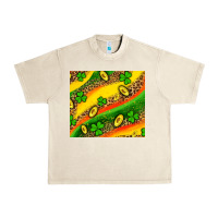 Sandshell st patricks coin and shamrock Urban Heavy Tee - AdoDesignShop