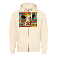 Sandshell serape leopard hereford cattle mousepad Zipper Hoodie - Jasminsmagicworld