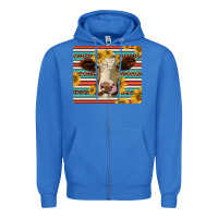 True Royal serape leopard hereford cattle mousepad Zipper Hoodie - Jasminsmagicworld
