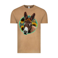 Vintage Camel aztec backsground donkey Vintage Tee - Jasminsmagicworld