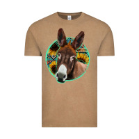 Vintage Coffee aztec backsground donkey Vintage Tee - Jasminsmagicworld