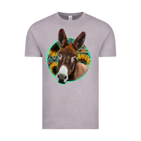 Vintage Zinc aztec backsground donkey Vintage Tee - Jasminsmagicworld