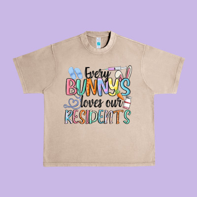 Every Bunny Loves Our Residents Urban Heavy Tee Designed By Maliassmallbusiness