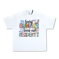White every bunny loves our residents Urban Heavy Tee - MaliasSmallBusiness